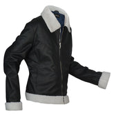 Pelle Pelle Aviator-Styled Sheepskin Shearling Leather Jacket